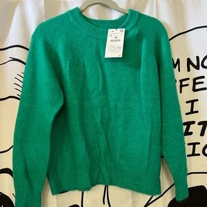 Zara turquoise sweater